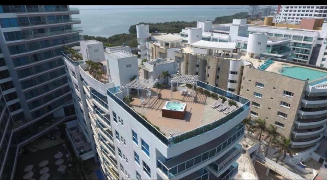Luxury Apartment, Sector Morros, Vista Y Salida Al Mar Edificio Sunshine Cartagena 外观 照片