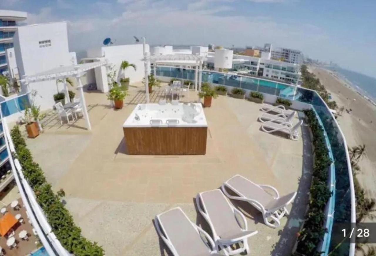 Luxury Apartment, Sector Morros, Vista Y Salida Al Mar Edificio Sunshine Cartagena 外观 照片