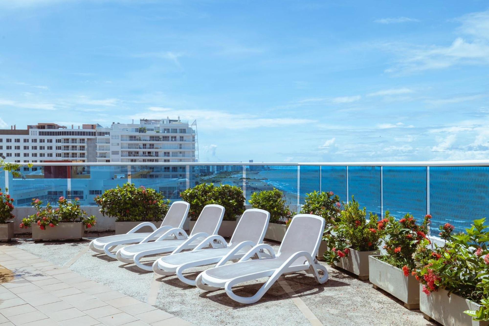 Luxury Apartment, Sector Morros, Vista Y Salida Al Mar Edificio Sunshine Cartagena 外观 照片
