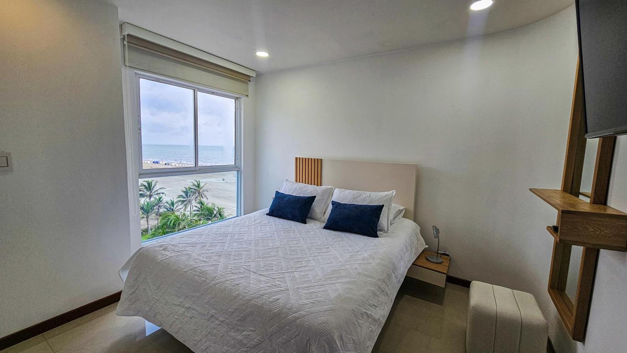Luxury Apartment, Sector Morros, Vista Y Salida Al Mar Edificio Sunshine Cartagena 外观 照片